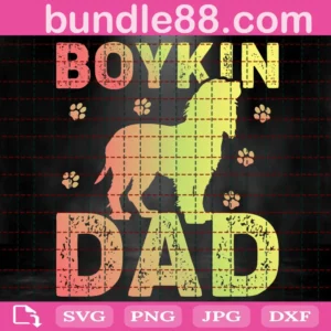 Boykin Dad Svg, Boykin Spaniel Svg