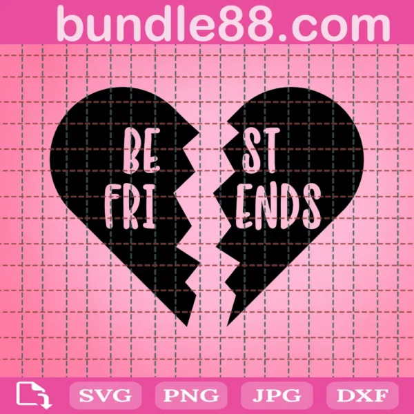 Broken Best Friend Svg