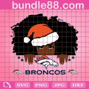 Broncos Girl Svg