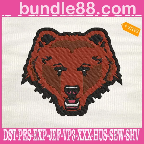 Brown Bears Embroidery Machine