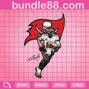 Buccaneers Bundle Football Player Svg