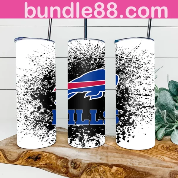 Buffalo Bills Football 20oz Skinny Tumbler