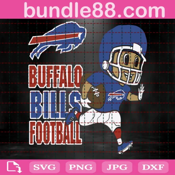 Buffalo Bills Football Svg Png Jpeg