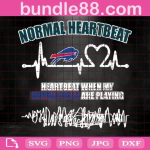 Buffalo Bills Heartbeat When My Buffalo Bills Are Playing