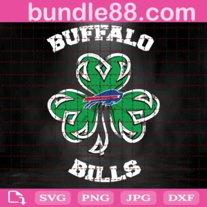 Buffalo Bills Lucky Clover Svg