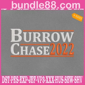 Burrow Chase 2022 Embroidery Files