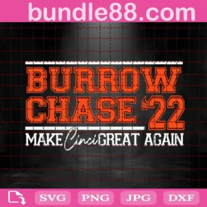 Burrow Chase 22 Svg