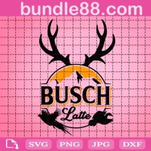 Busch Latte Svg, Busch Beer Logo Svg