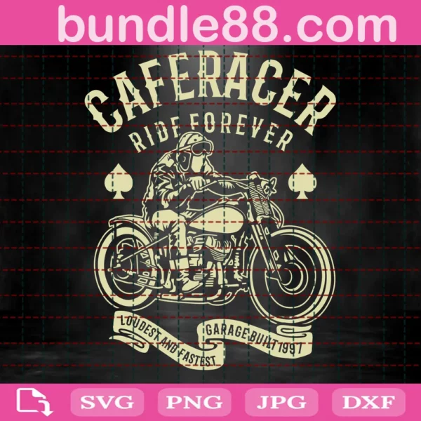 Caferacer Ride Forever Svg