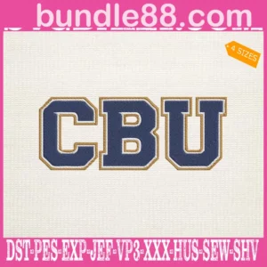 California Baptist Lancers Embroidery Machine