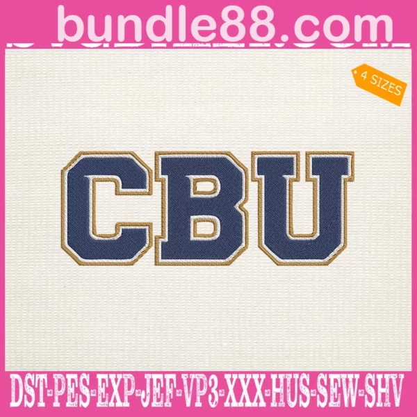 California Baptist Lancers Embroidery Machine