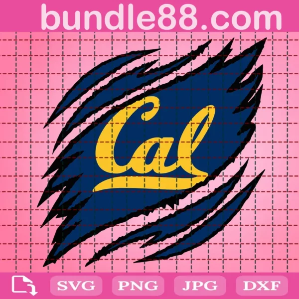 California Golden Bears Claws Svg