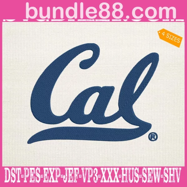 California Golden Bears Embroidery Machine