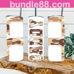 Camo Flag 20oz Tumbler Skinny