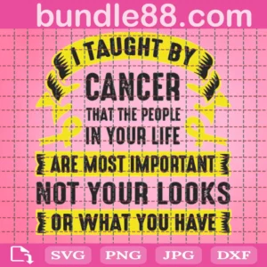 Cancer Awareness Ribbon Svg