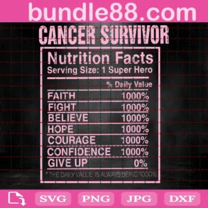 Cancer Survivor Svg