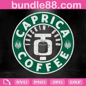 Caprica Coffee Svg