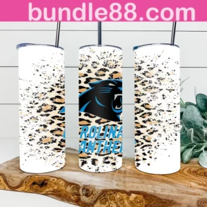 Carolina Panthers 20oz Skinny Tumbler