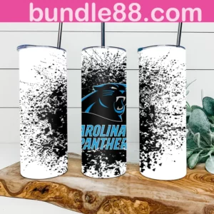 Carolina Panthers Football 20oz Skinny Tumbler