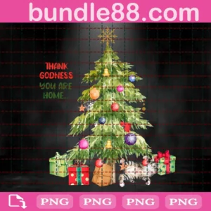 Cats Playing In Christmas Tree Png