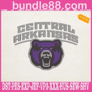 Central Arkansas Bears Embroidery Machine