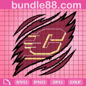 Central Michigan Chippewas Claws Svg