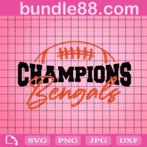 Champions Bengals Svg