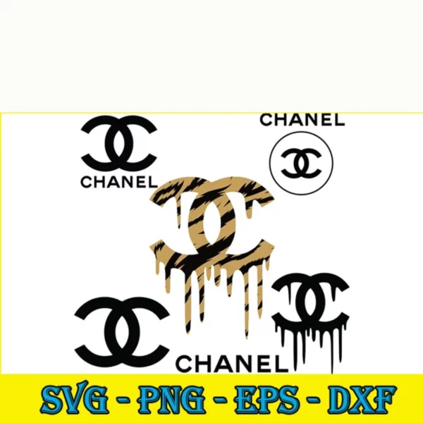 Chanel Dripping Logo Svg SVG PNG DXF EPS April 2023