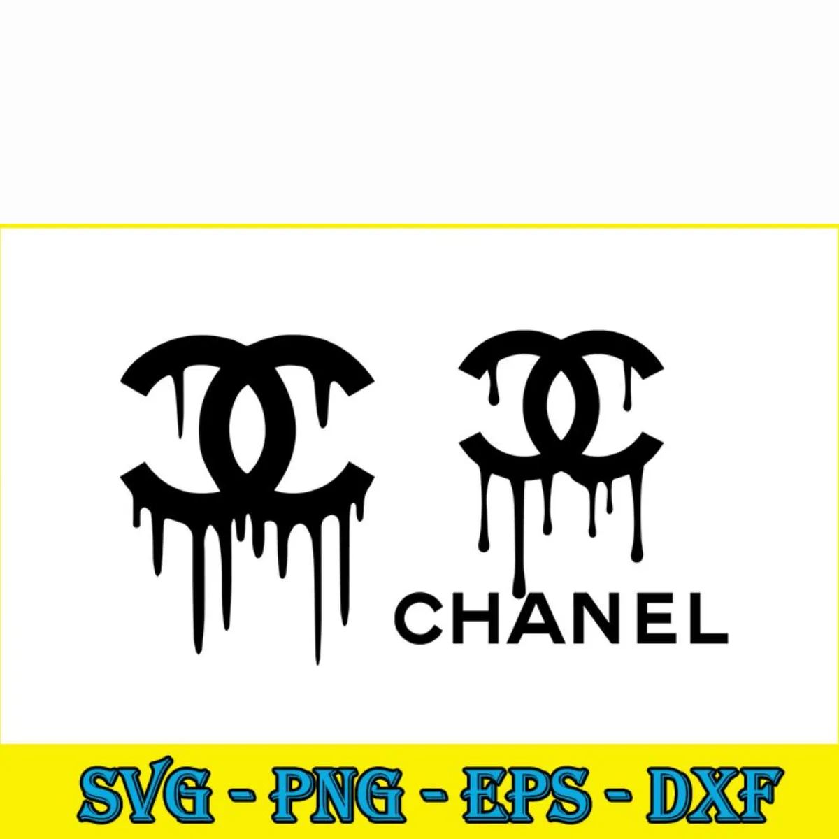Chanel Dripping Logo Svg SVG PNG DXF EPS Cricut March 2024