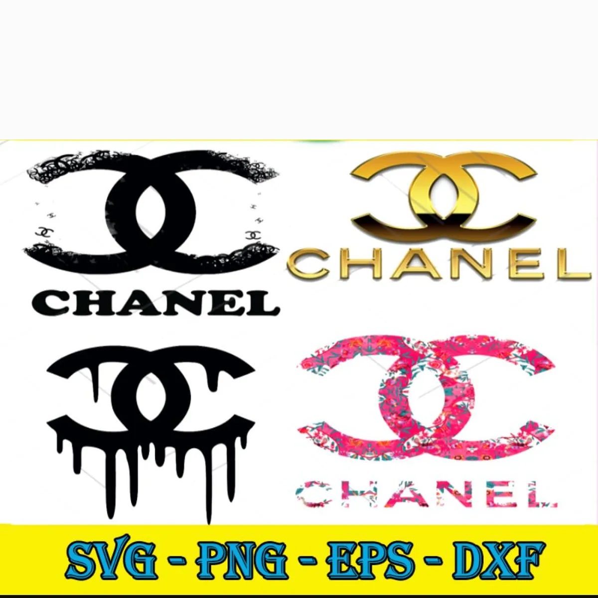 Channel Brand Logo Svg SVG PNG DXF EPS Digital Download March 2024
