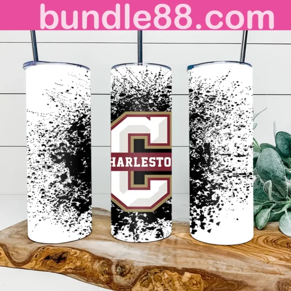 Charleston Cougars 20oz Skinny Tumbler