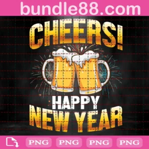 Cheers Happy New Year Png