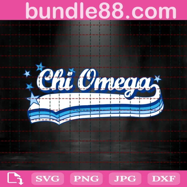 Chi Omega Fraternity Svg