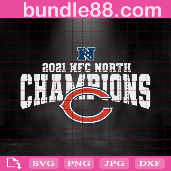 Chicago Bears 2021 Afc East Champions Svg Files
