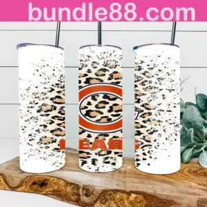 Chicago Bears 20oz Skinny Tumbler