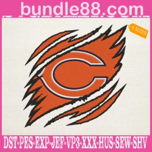 Chicago Bears Embroidery Design