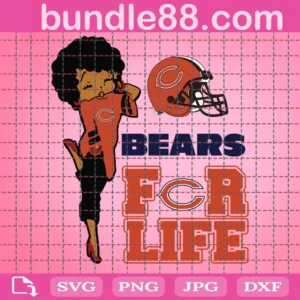 Chicago Bears For Life Svg