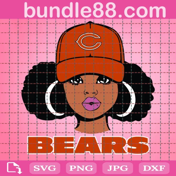 Chicago-Bears Skull Football Svg Files