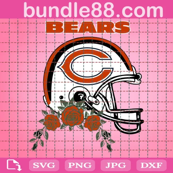 Chicago-Bears Unicorn Football Svg Files