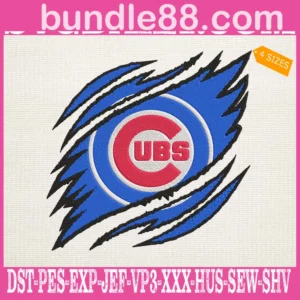 Chicago Cubs Embroidery Design