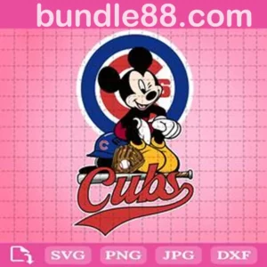 Chicago Cubs Mickey Svg