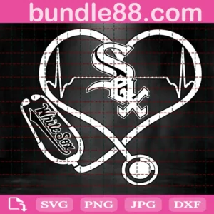 Chicago White Sox Nurse Stethoscope Svg