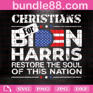 Christians For Biden Harris Svg