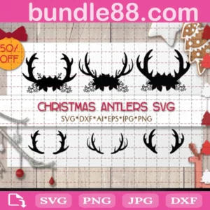 Christmas Antlers Bundle Free