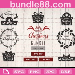 Christmas Bundle Silhouette Free