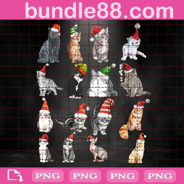 Christmas Cats Png