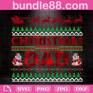 Christmas Dad Svg