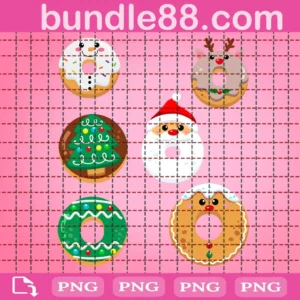 Christmas Donut Bundle Png