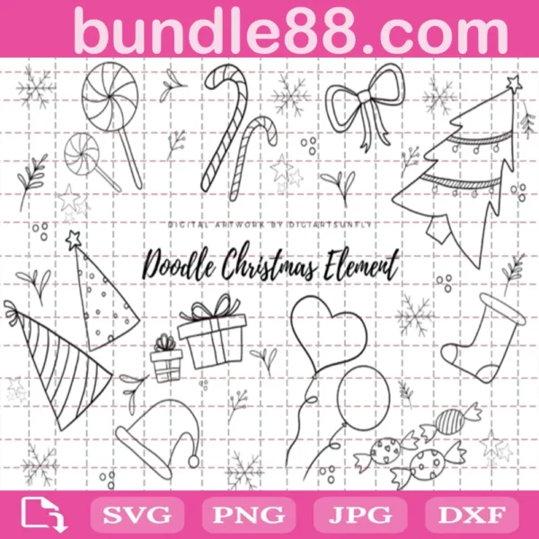 Christmas Element Bundle Svg Free