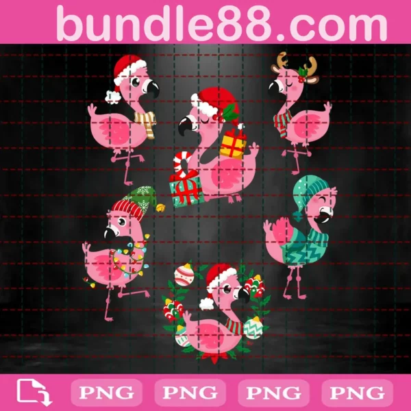 Christmas Flamingo Png